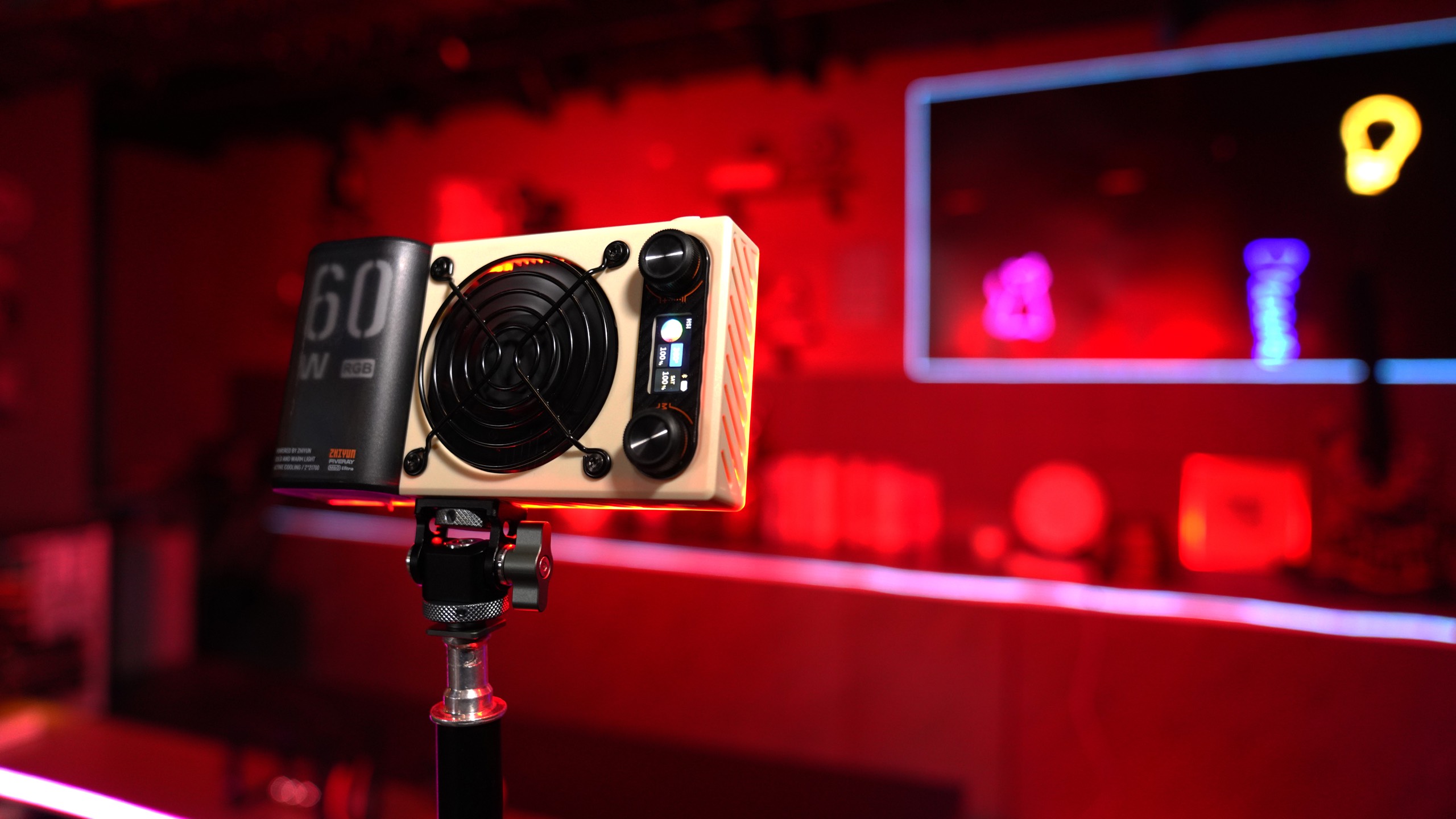 ZHIYUN FIVERAY M60 Ultra tam renk RGB yaratıcı aydınlatma