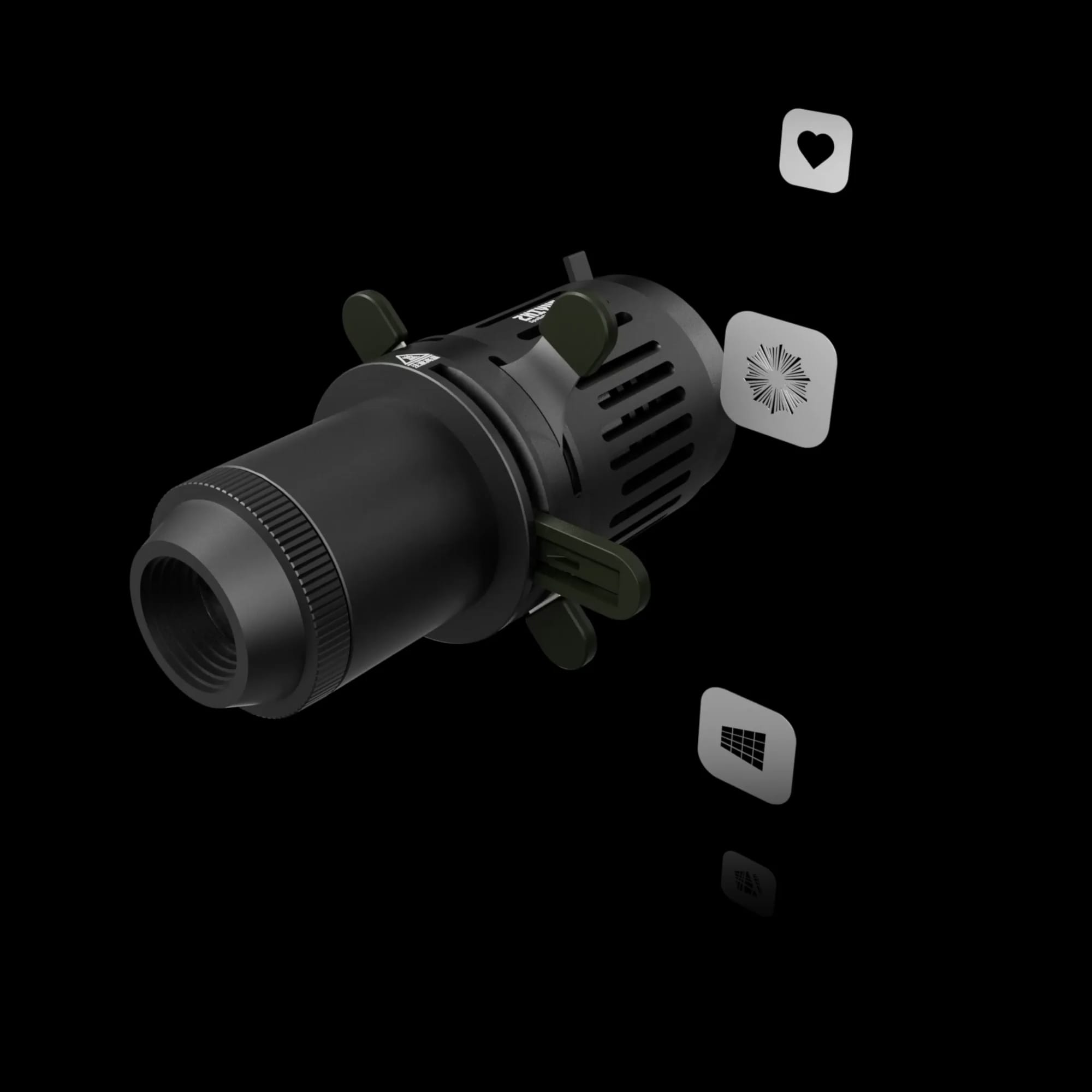 Zhiyun MOLUS X100 RGB spotlight ve yaratici isik sekillendirme